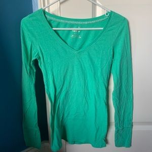 green longsleeve AE shirt